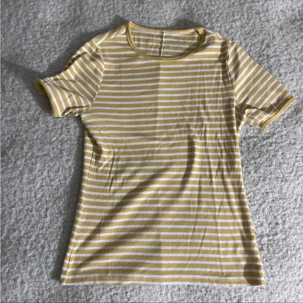 Free assembly large striped top‎